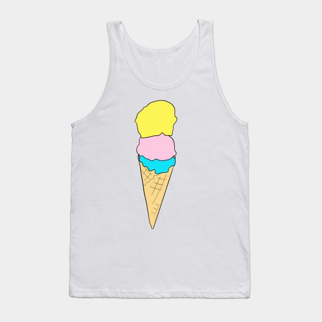 Ice cream Tank Top by whiteasters